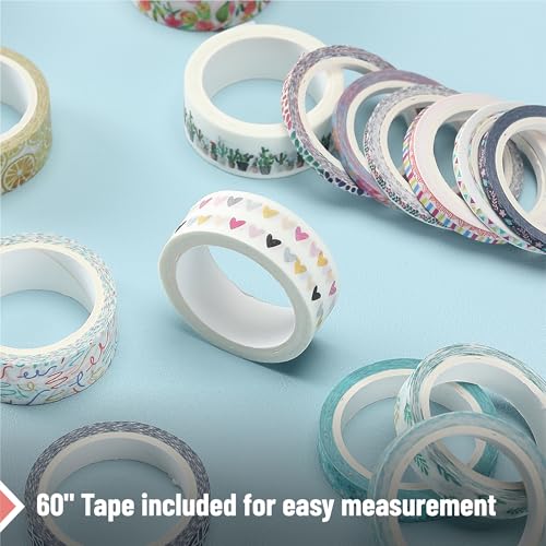Mr. Pen- Washi Tape Set, 21 Rolls, Assorted Sizes, Floral Washi Tape for Journaling, Halloween Supplies - Thumbnail 5
