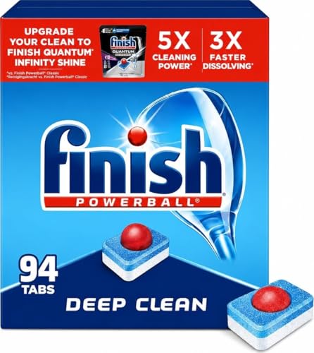 Powerball Dishwasher Tabs, Fresh Scent, 94/Box, 4 Boxes/Carton