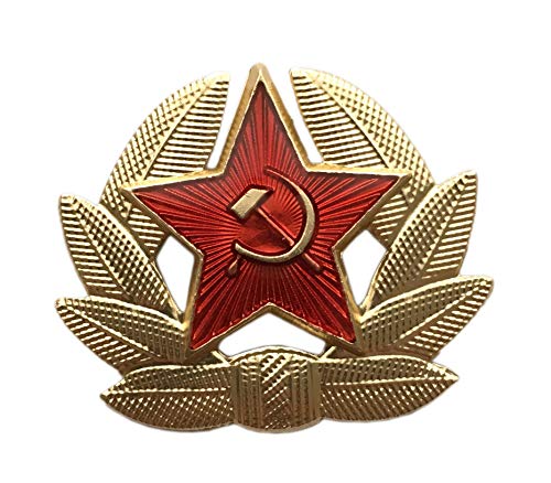 Ganwear Étoile de l'armée Rouge soviétique Russe URSS Kokarda cosaque Trappeur Chapeau de Fourrure Chapeau béret épingle Badge Cover