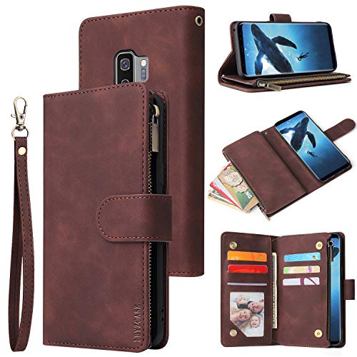 LBYZCASE for Galaxy S9 Case,for Samsung S9 Wallet Case,Luxury Folio ...