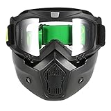 Para ayudar a defender el viento, polvo y arena, efectivamente proteger sus ojos y cara.