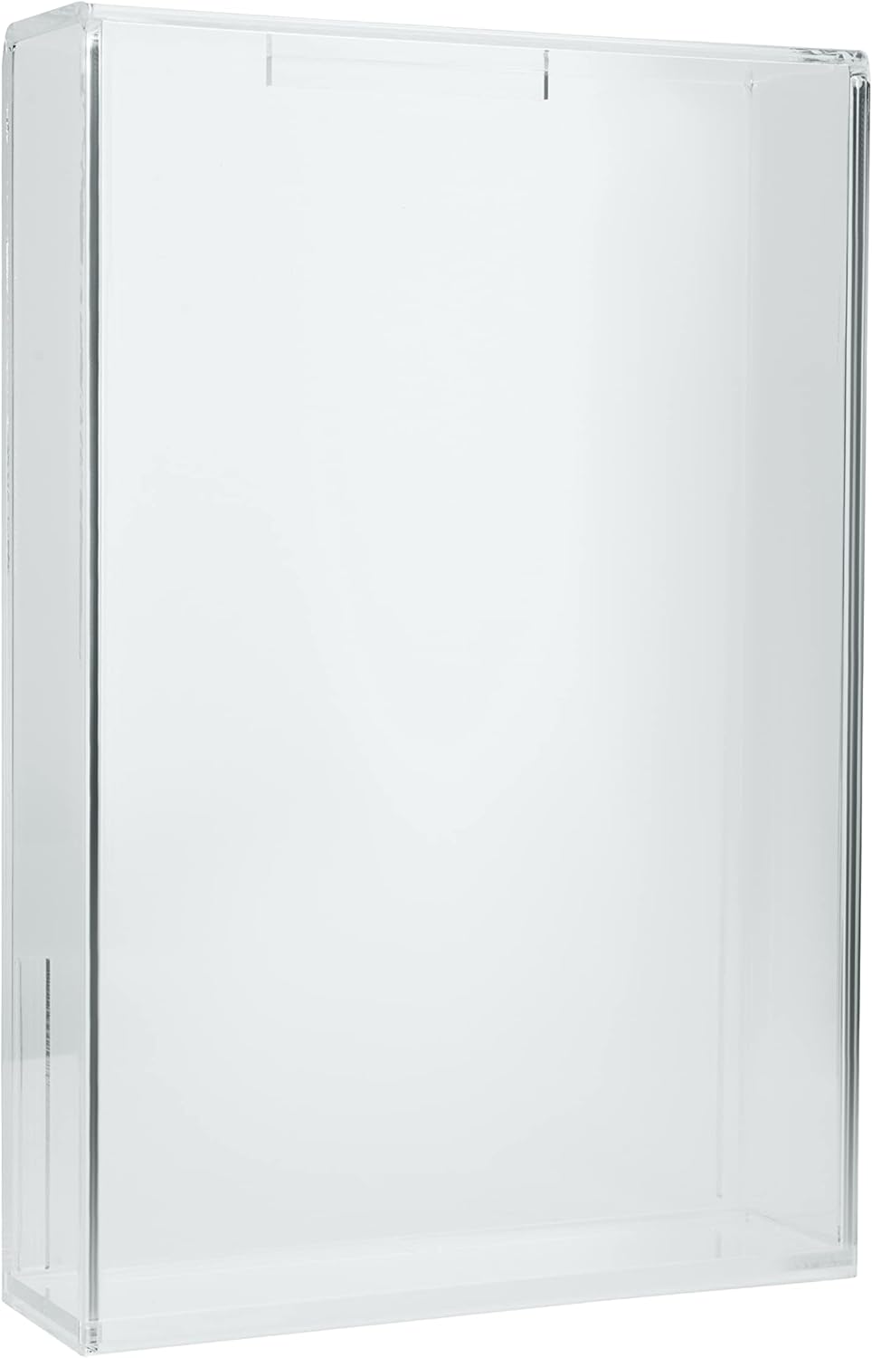 Action Figure Display Case Compatible with Carded Star Wars, GI Joe, Collectible Toy Figurines, 3mm Thick Protective Hard Acrylic Plexiglass for Hobbyists or Collectors
