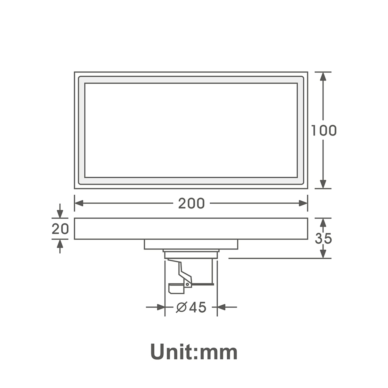 Scarico doccia nichel spazzolato, scarico a pavimento doccia con griglia removibile, scarico a pavimento basso per cucina bagno, fermacapelli,Rectangular