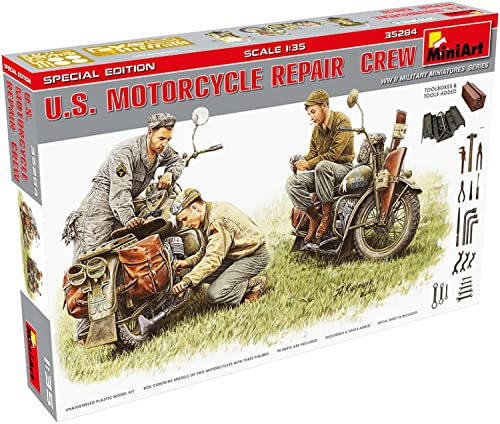 U.S. Motocycle Repair Crew MiniArt 35284 kit figurines de précision