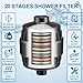 Upgrade Shower Filter,20-Stage Shower Head Filter with 2 Replaceable Filter Cartridges,High Output Shower Water Filter for Removing Chlorine and fluoride-Oil Rubbed Bronze