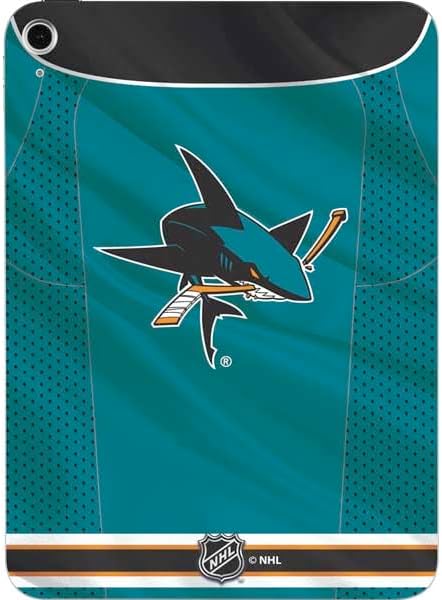 Skinit Decal Tablet Skin Compatible with iPad 11th Gen (2025) - Officially Licensed NHL San Jose Sharks Frozen Design