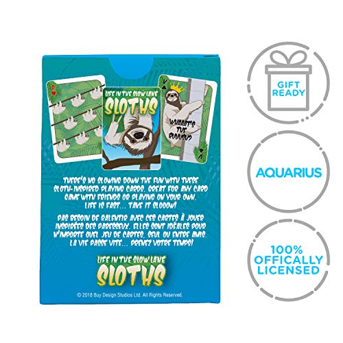 Baraja de Cartas Aquarius con Diseño de Perezoso miniatura 7