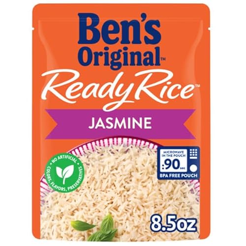 BEN'S ORIGINAL Ready Rice Jasmine Rice, Easy Dinner Side, 8.5 oz Pouch (Pack of 12) image 3