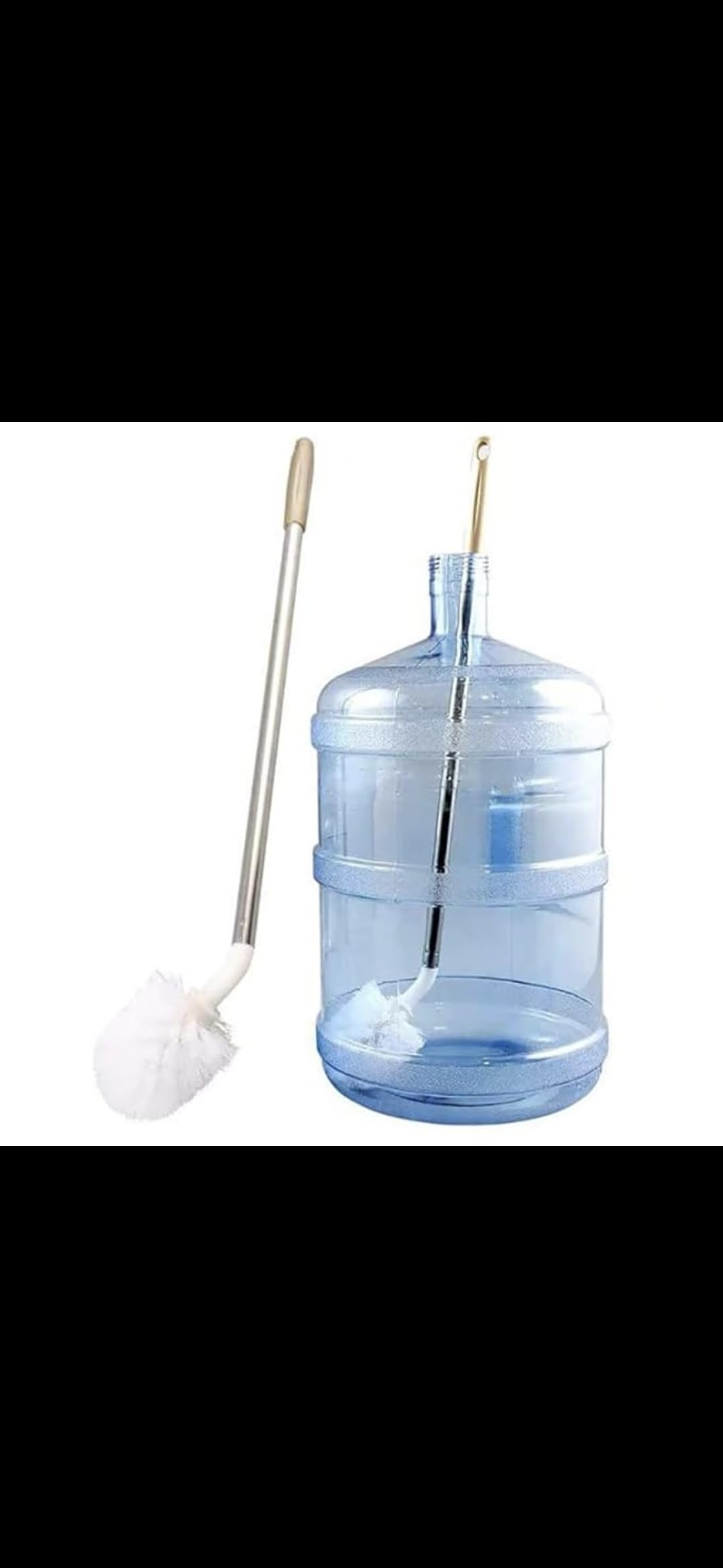 Long Handle Cleaning Brush for 20L Water Jar and Large Bottles | Stainless Steel Handle, Deep Reach Design, For Water Cans, Flexible Bent Tip, Camper Compatible-image-35