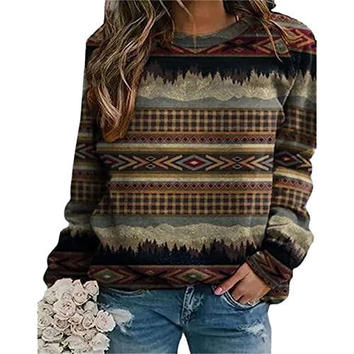 Vêtement Décontracté Femme Sweat-shirt Pâques Femme YMING - Manches Longues Col Rond Imprimé Lapin Kawaii - Confortable Et Tendance Vêtement Pâques