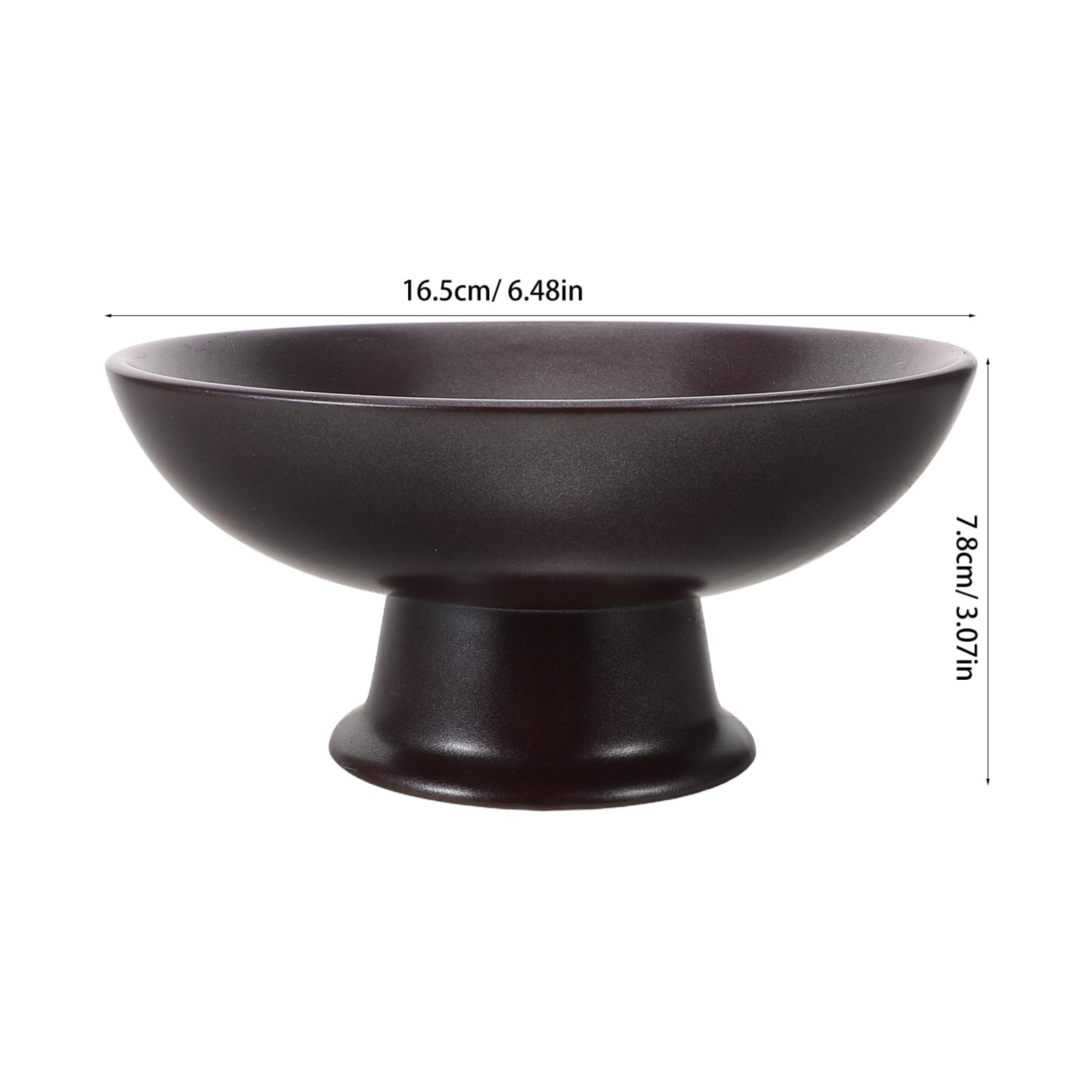 VALICLUD Vintage Ceramic Footed Fruit Bowl Elegant Porcelain Dessert Plate with High Pedestal Design for Stylish Home Parties and Gatherings