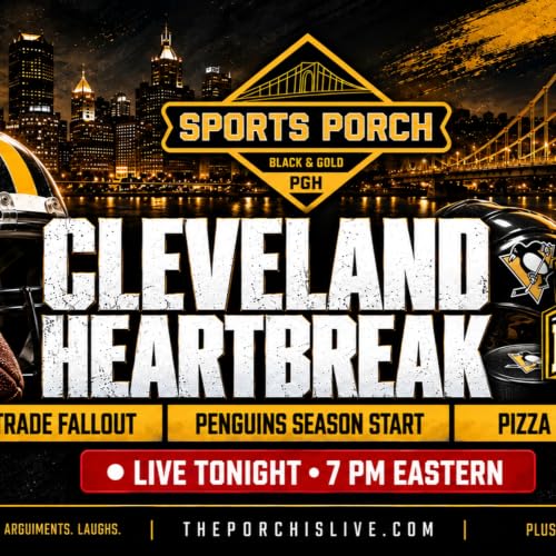 Steelers Lose in Cleveland: Joey Porter Jr. Trade Fallout | Penguins Start | Black & Gold LIVE