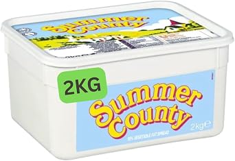 Summers County Spreadable Margarine - 55% Vegetable Fat Spread (4x2kg)
