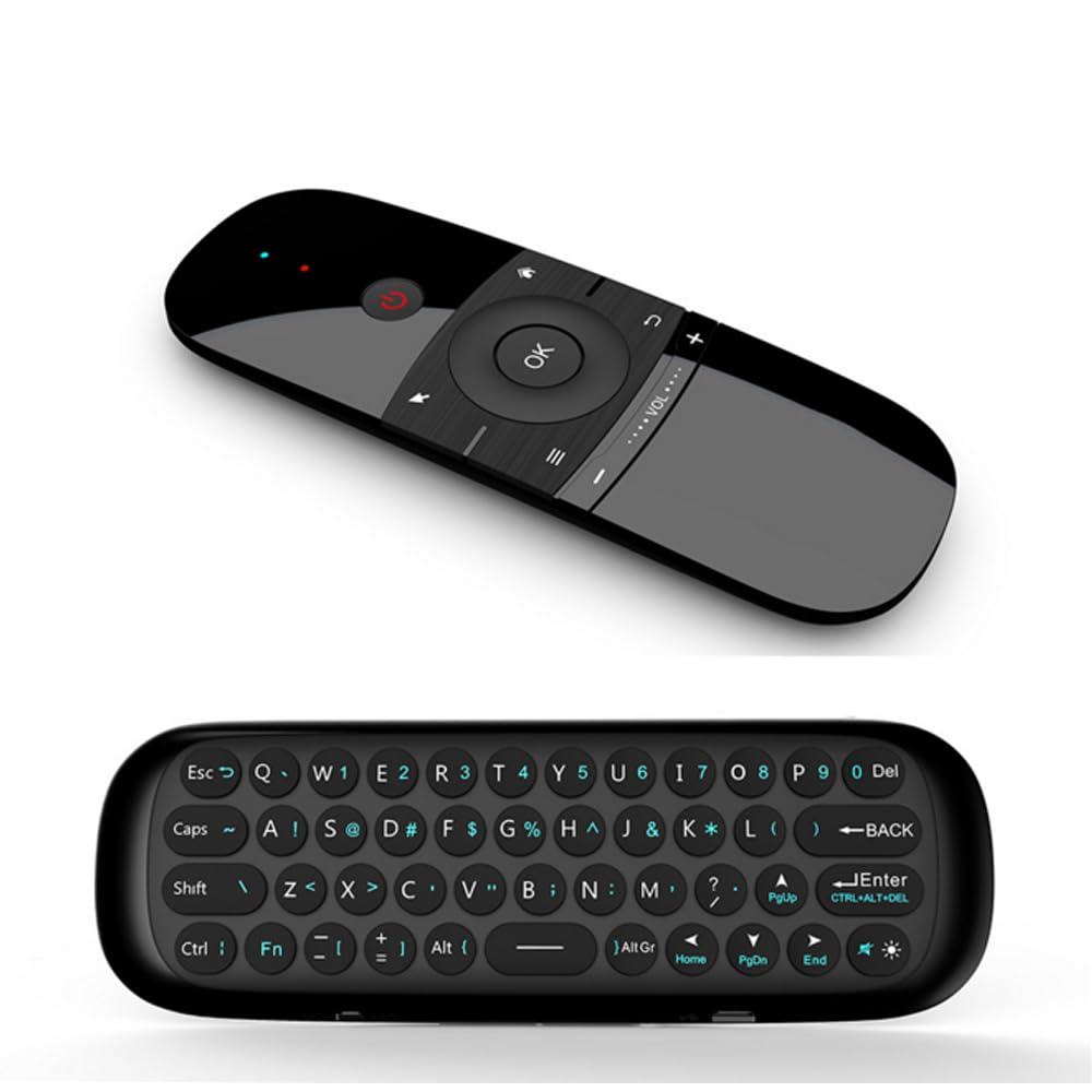 Mini clavier bluetooth air mouse 3 en 1 télécommande pour pc portable et tv - 8