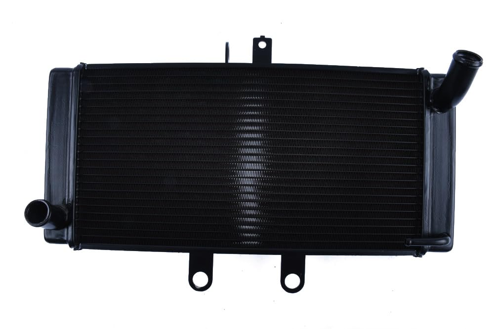 avdb-Moto Radiador de Agua Compatible Avec Suzuki GSF 650 N Bandit WVCJ 2007-2010, GSF 650 N Bandit WVCZ 2011-2016, GSF Bandit S 650 2006-2007 Tipo Original en Aluminio