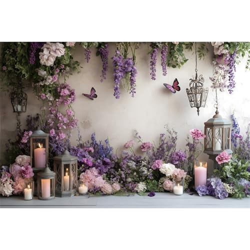 Fondo Fotográfico YongFoto Floral 7x5ft Vinilo