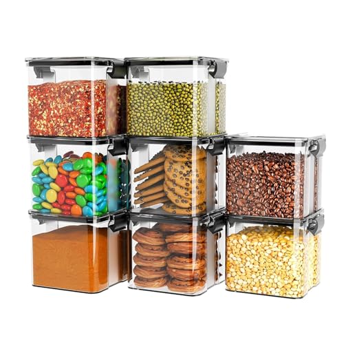 Image of Supro Air Tight Containers For Kitchen Storage Set, Container For Kitchen Storage Set, Kitchen Organizer And Kitchen Accessories Items & Storage (Pack of 4 700ML)
