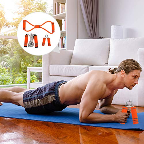 BESPORTBLE Equipamento de fitness físico portátil, corda de pular, corda antiderrapante de espuma pa