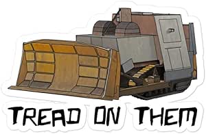 Amazon.com: Killdozer Sticker/Tread On Them/Killdozer Vinyl Decal / #4 ...