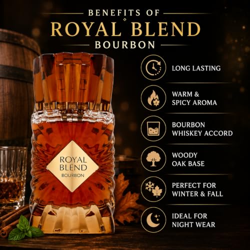 Image of French Avenue Royal Blend Bourbon Eau De Parfum 100ml | Premium Unisex Perfume | Spicy Oriental Fragrance | Long Lasting Luxury EDP for Men & Women