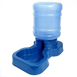 Bebedouro Automático Para Cachorro Grande Porte Com Galão 10 Litros (Azul)