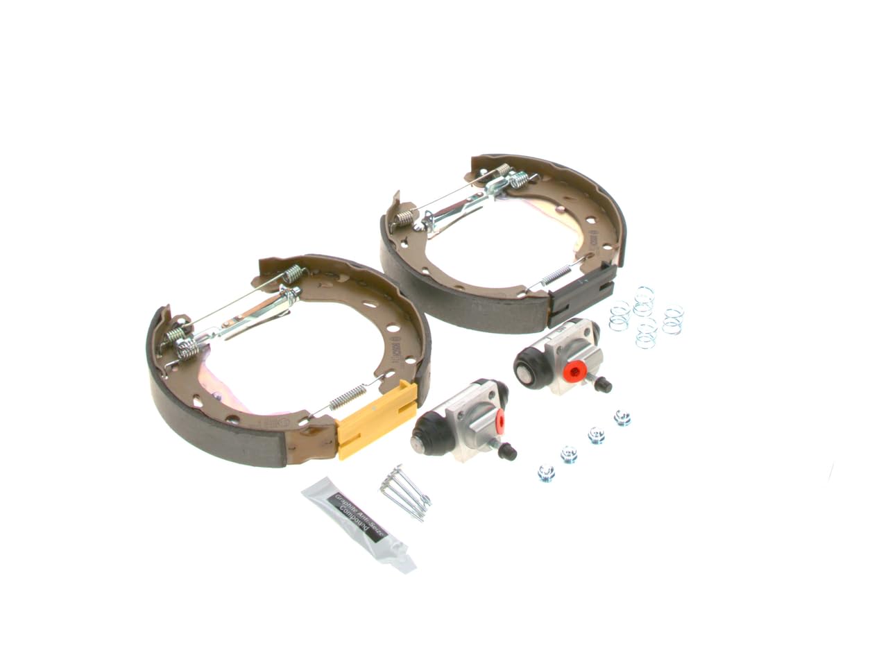 BOSCH Kit ganasce freno 0204114676 | Compatibile con: SMART FORTWO Cabrio, FORTWO Coupe