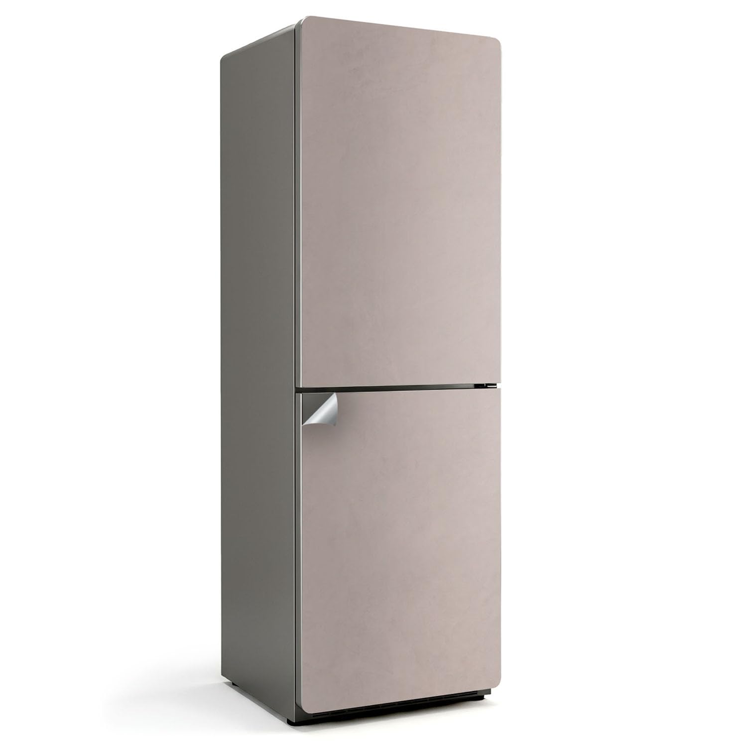 Autocollants pour frigo marron clair pour relooker une cuisine ouverte moderne