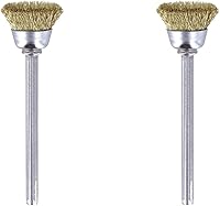 Vista 21 de Dremel 530-02 Cepillos de acero inoxidable (paquete de 2), 1,9 cm de diámetro