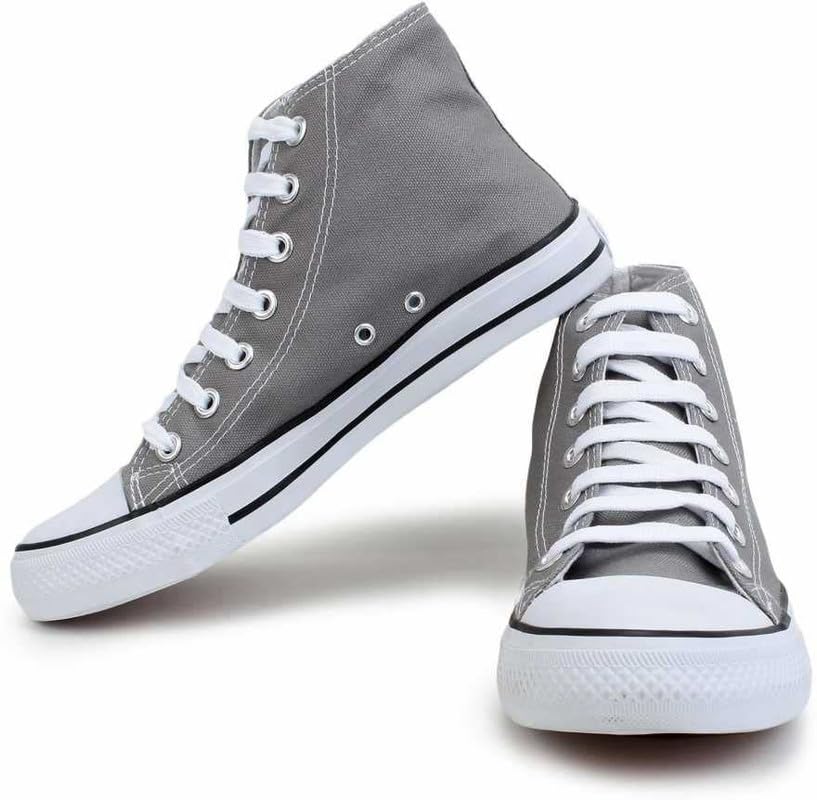 Image of Stylish Trendy Lightweight Canvas Casual High Top Sneaker Shoes for Mens & Boys