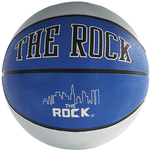 The Rock LD874MG420033000 Mens Rubber Basketball Scarlet & Black - One Size
