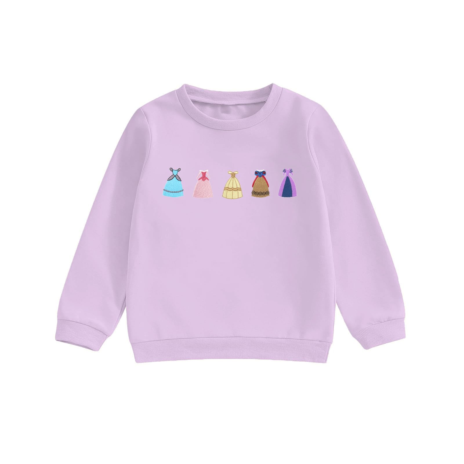 Princess Girls Sweatshirts Magical Long Sleeve Shirt Toddler Holiday Vacation Crewneck Pullover