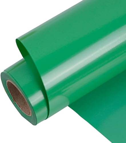 Vista 118 de FUNKAKA Rollos de vinilo de transferencia de calor HTV azul lago, 12 pulgadas x 9 pies, vinilo azul lago brillante para planchar para camisetas