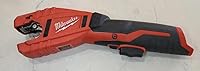 Milwaukee 2471-20 M12 Cordless Copper Pipe Cutter - 500 RPM, Auto-Adjust 3/8"-1", Water-Resistant, Battery Not Included