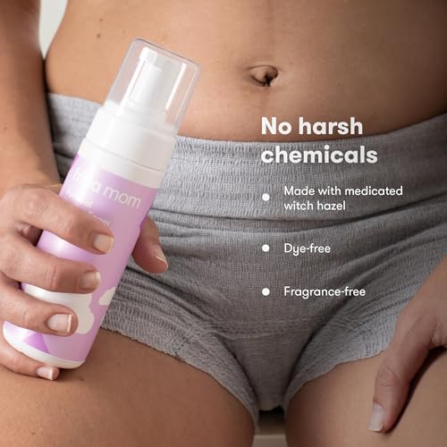Frida Mom Witch Hazel Perineal Healing Foam for Postpartum Care, Cooling and Hemorrhoid, 5 Fl Oz - Image 6