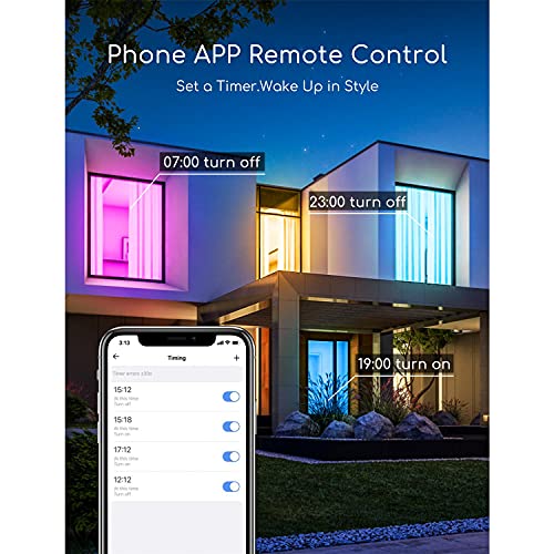 Aigostar Smart WiFi-bulb G45 E14-fitting, werkt met Alexa en Google Home, van kleur te veranderen, 7W LED-lampen… - Image 7