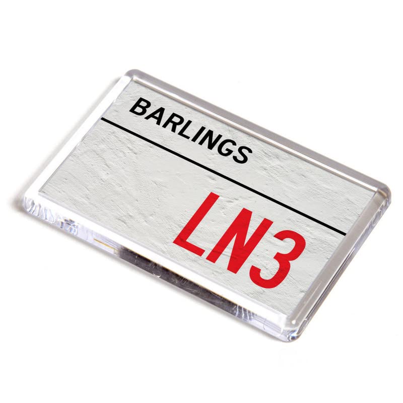 FRIDGE MAGNET - Barlings LN3 - UK Postcode