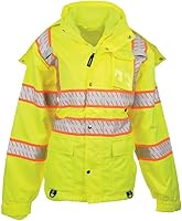 Vista 1 de J. J. Keller & Associates, Inc. Chaqueta tipo parka extraíble con forro polar para mujer, tipo R clase 3, SAFEGEAR