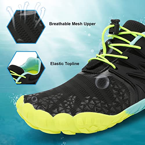 Image of XIHALOOK Athletic Hiking Water Shoes Womens Mens Quick Dry Barefoot for Beach Walking Kayaking Surfing Training