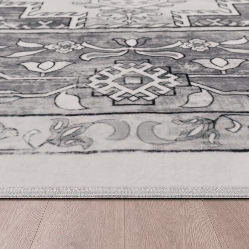 Tapis de passage antidérapant et facile à laver couleur gris