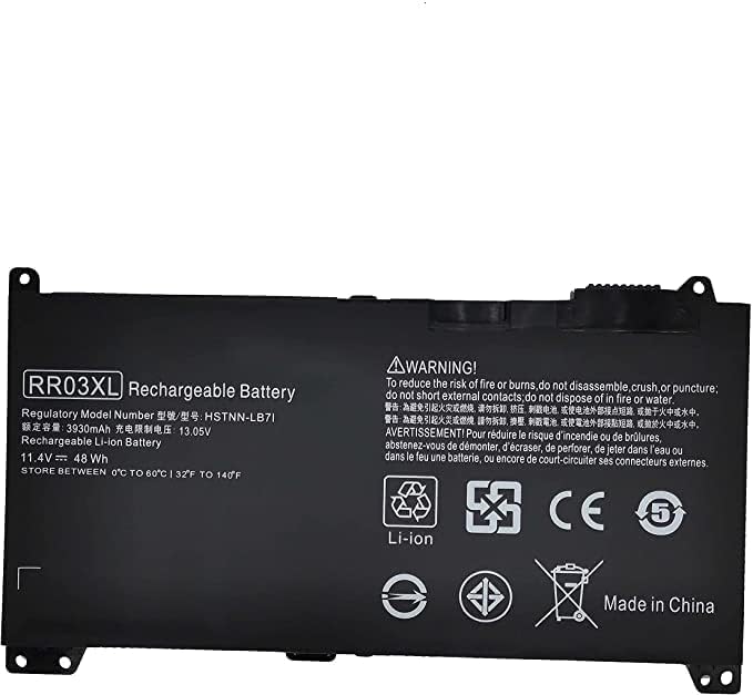 RDN RR03XL Replacement Battery For HP ProBook 430 440 450 455 470 G4 Series;