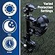 Orbit 62100 Yard Enforcer Bewegungsaktivierter Sprinkler mit Tag- und Nacht-Erkennungsmodi, Schwarz
