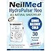 NeilMed HydroPulse Neo. Multi-Speed Electric Pulsating Nasal Sinus Irrigation System with 30 Sinus Rinse Premixed Packets.