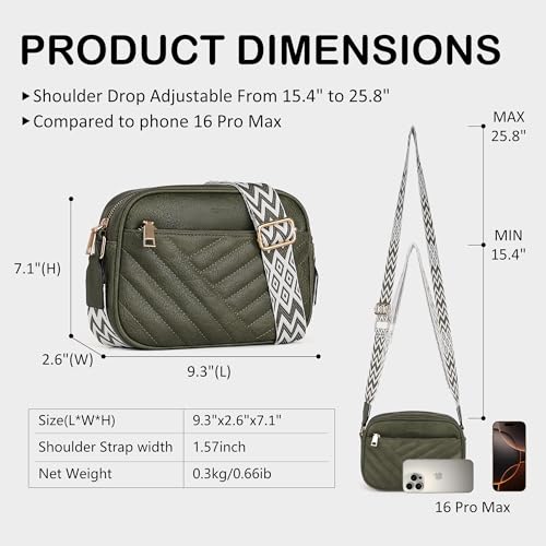 Image of TANTOMI Small Crossbody Bags for Women Trendy, Cell Phone Purses Wallet with 4 Card Slots, Small Purses with Adjustable Strap