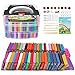 Price comparison product image SUNNOW Polymer Clay - 46 Colors 1.28Kg/2.80LB Nontoxic Oven Bake Polymer Clay Blocks Set,Modelling Clay DIY Craft Kits,Best Christmas and Birthday Gifts for Kids