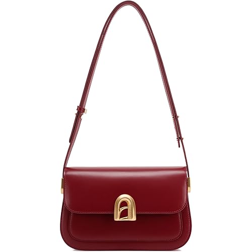 LA FESTIN Leather Shoulder Bag For Women - Adjustable Strap Crossbody Purses For Women, Designer Handbags Satchel Bags