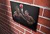 Oscar De La Hoya vs Shane Mosley Boxing Gallery Framed Canvas Art Picture Print #4