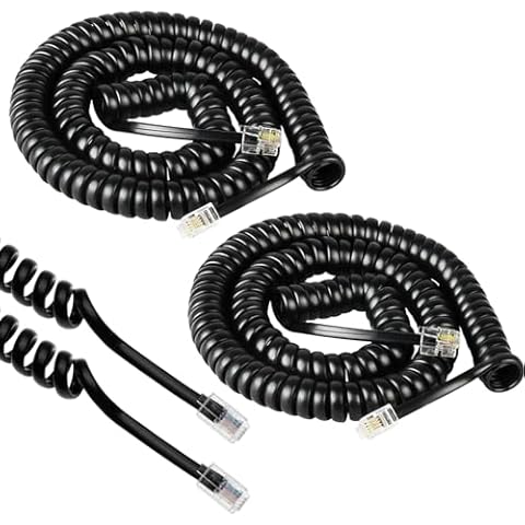 YzmrBdqc 2m Telephone Handset Cable Cover