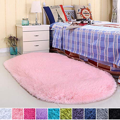 Noahas Ultra Soft 4.5cm Velvet Bedroom Rugs Kids Room Carpet Modern Shaggy Area