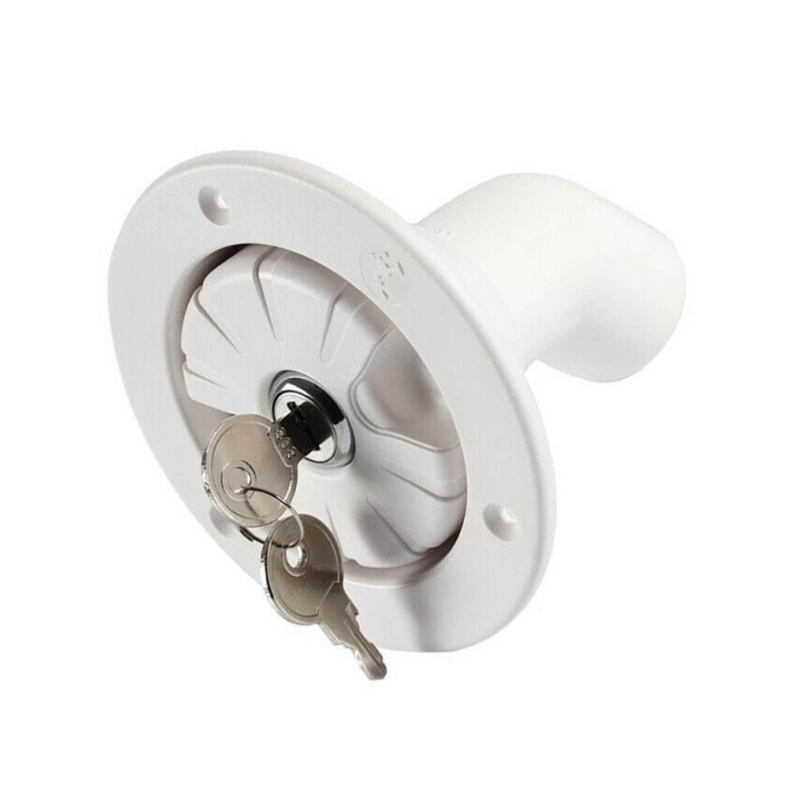 Mjfvn One Color 1Pc Caravan Hatch Gravity Water Inlet Lockable Rv Inlet Boat Filler Neck Plastic Trailer Tank Filter Accessories Car Accessories