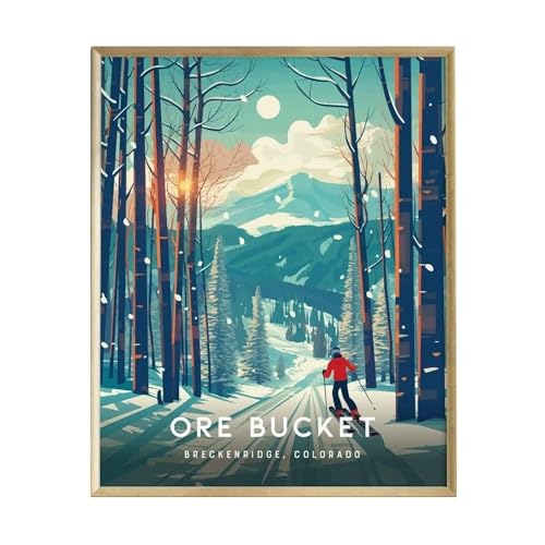 Swell Scenes Breckenridge Ore Bucket Poster 12x12